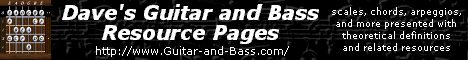 Dave's Guitar and bass Resource Pages